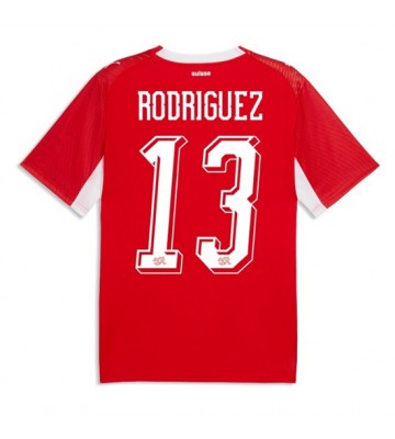 Schweiz Ricardo Rodriguez #13 Hjemmebanetrøje VM 2026 Kortærmet